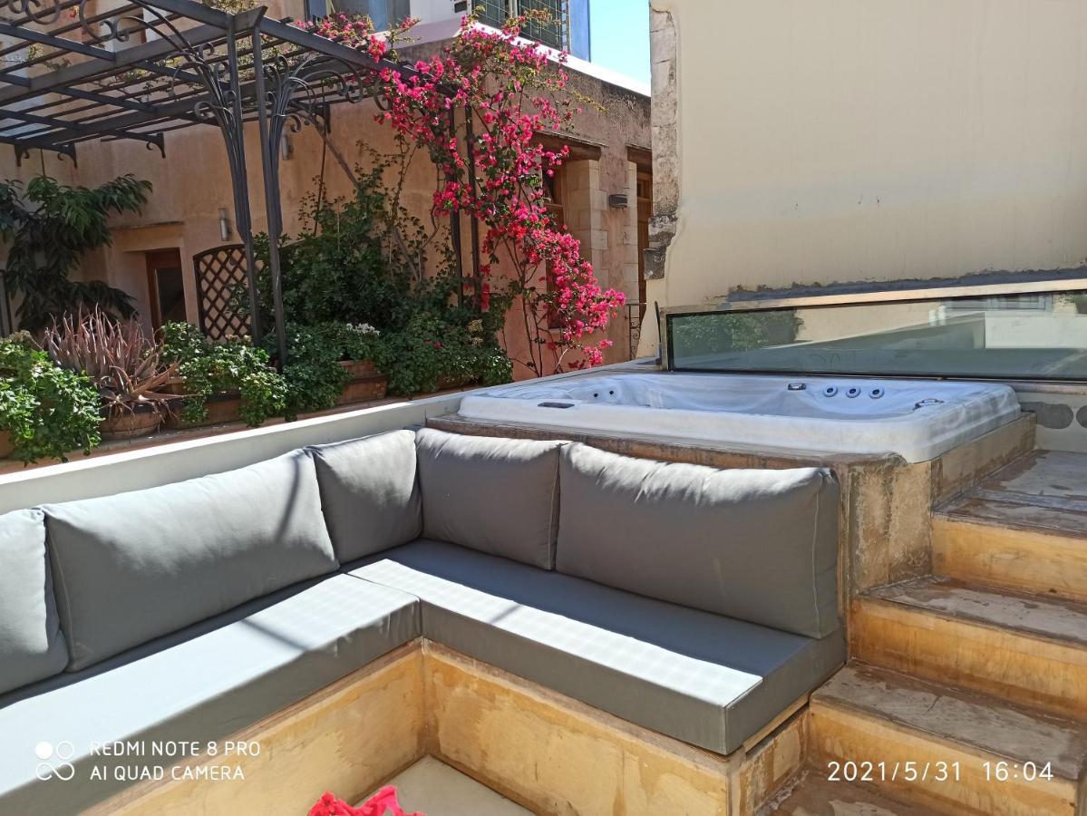 Villa Casa Eva With Outdoor Heated Jacuzzi And Hamam à La Canée Extérieur photo