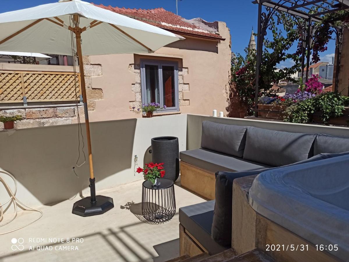 Villa Casa Eva With Outdoor Heated Jacuzzi And Hamam à La Canée Extérieur photo